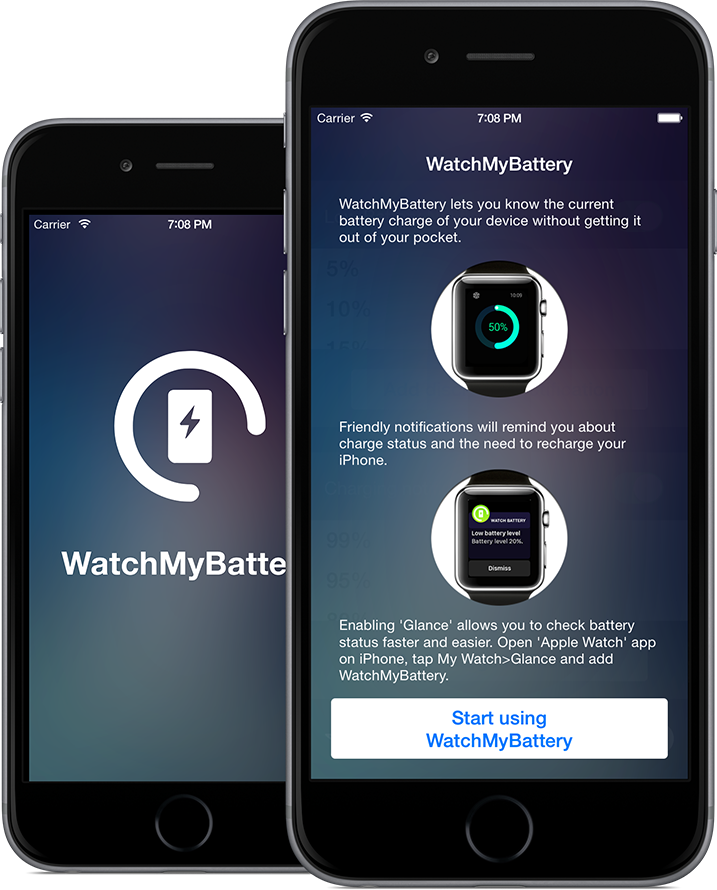 WatchMyBattery_iPhone app