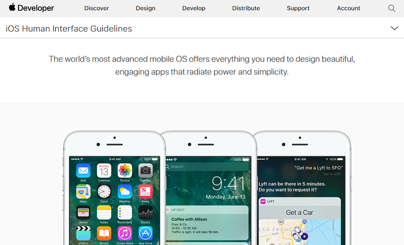 best ios developers ios human interface guidelines