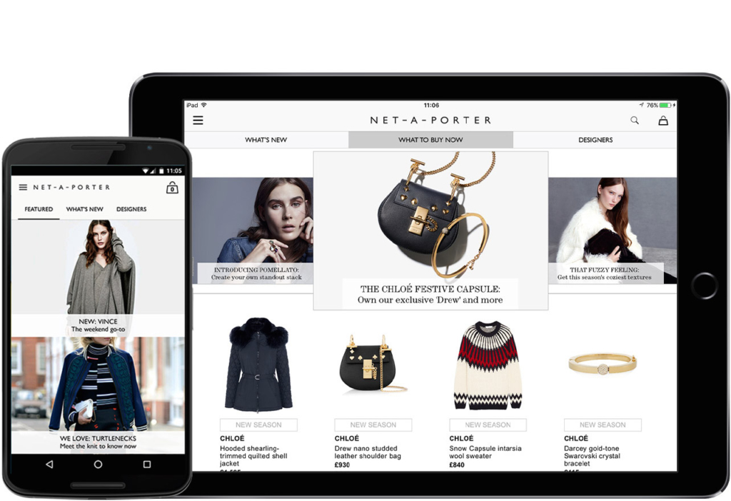 Net-A-Porter mobile app